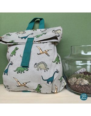 MOCHILA MINI-MESSENGER DINOSAURIOS