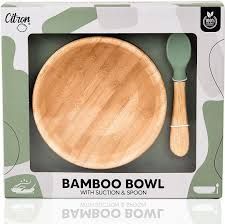 BOL CON VENTOSA BAMBU VERDE 300 ML