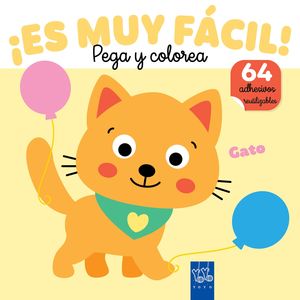 ES MUY FCIL! PEGA Y COLOREA. GATO